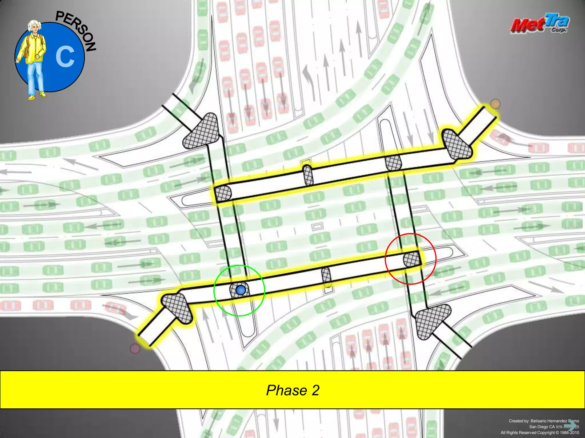 Left turn separation2PI variation completed in 2006 on Airline Road in Baton Rouge, LouisianaNOTE: In 2002, 2PI concept received AASHTO’s "Francis B. Francois Award" in recognition of its contribution to transportation Detroit Left (Indirect Left Turn)