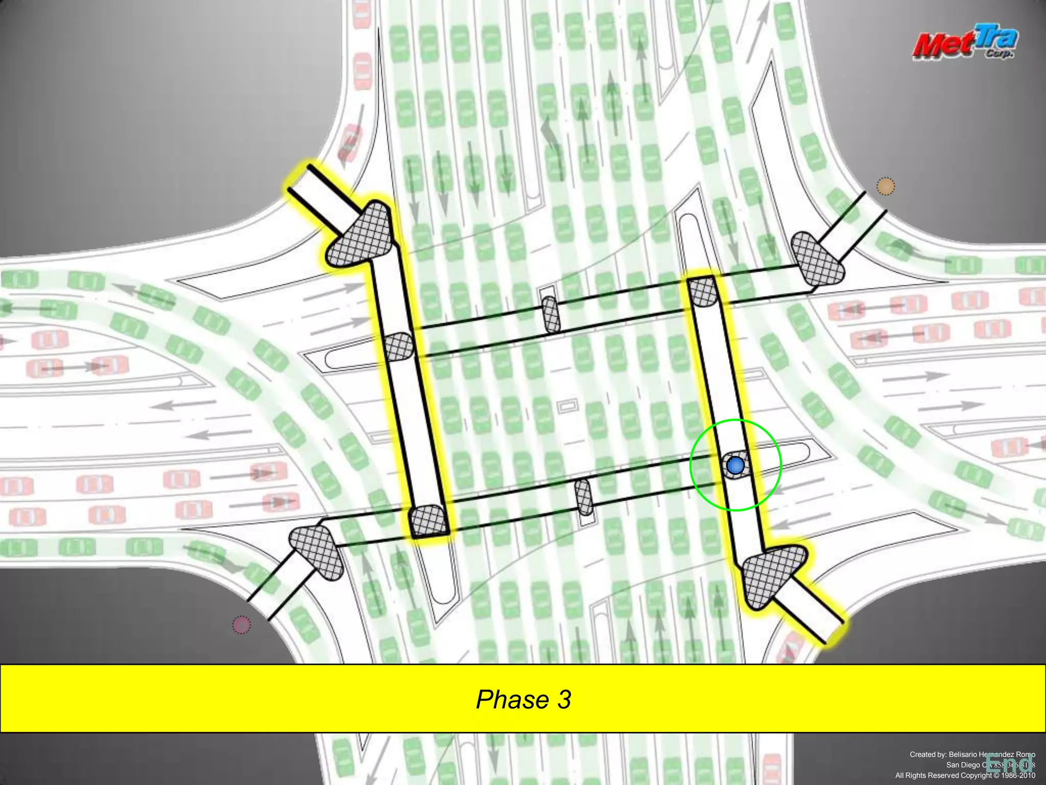 PERSONBwishes to cross from here to here It will take two phases