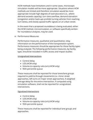 Traffic Access and Impact Study Guidelines & Procedures | PDF