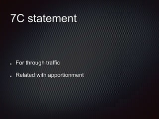 Traffic account returns | PPT