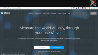 #tcs2017 facebook.com/RolandFrasierPage
 