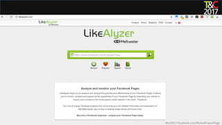 #tcs2017 facebook.com/RolandFrasierPage
 