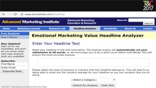 #tcs2017 facebook.com/RolandFrasierPage