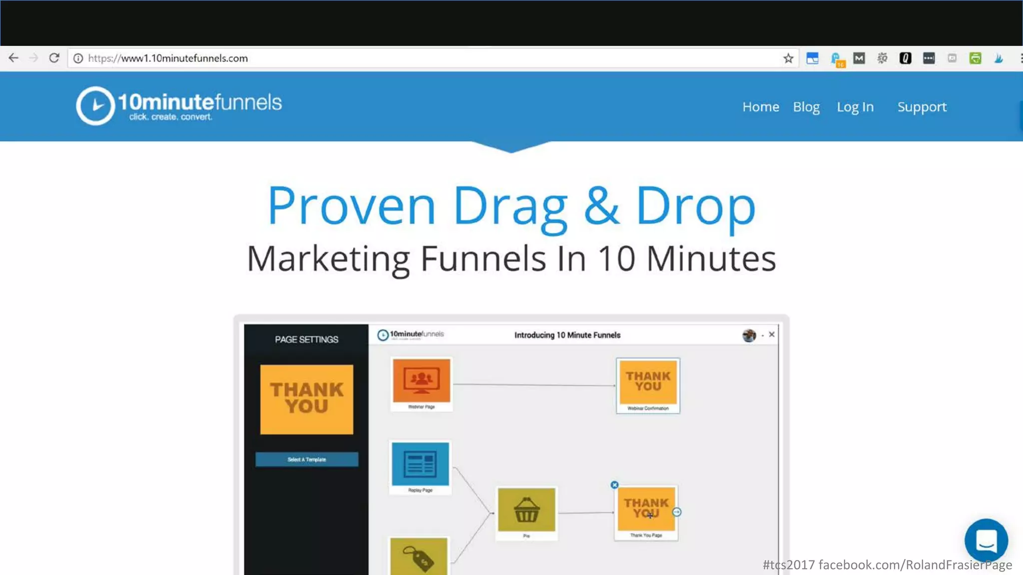 #tcs2017 facebook.com/RolandFrasierPage
 