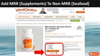 Add MRR (Supplements) To Non-MRR (Seafood)
 