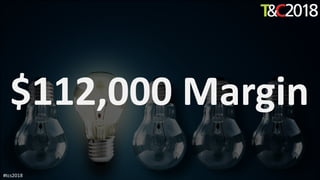 $112,000 Margin
#tcs2018
 