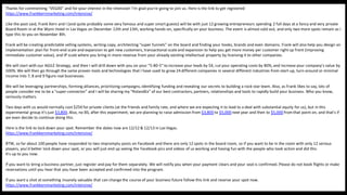 Thanks for commenting “VEGAS” and for your interest in the Intensive! I’m glad you’re going to join us. Here is the link to get registered
https://www.frankkernmarketing.com/intensive/
Like the post said, Frank Kern and I (and quite probably some very famous and super smart guests) will be with just 12 growing entrepreneurs spending 2 full days at a fancy and very private
Board Room in at the Wynn Hotel in Las Vegas on December 12th and 13th, working hands-on, specifically on your business. The event is almost sold out, and only two more spots remain as I
type this to you on November 8th.
Frank will be creating predictable selling systems, writing copy, architecting “super funnels” on the board and finding your hooks, brands and even domains. Frank will also help you design an
implementation plan for front-end scale and expansion to get new customers, transactional scale and expansion to help you get more money per customer right up front (improving
immediate customer value), and IP scale where you bring in more revenue from your already existing intellectual property by licensing it to other companies.
We will start with our AGILE Strategy, and then I will drill down with you on your "5-80-5" to increase your leads by 5X, cut your operating costs by 80%, and increase your company's value by
500%.We will then go through the same proven tools and technologies that I have used to grow 24 different companies in several different industries from start-up, turn-around or minimal
income into 7, 8 and 9 figure real businesses.
We will be leveraging partnerships, forming alliances, prioritizing campaigns,identifying funding and revealing our secrets to building a rock-star team. Also, as Frank likes to say, lots of
people consider me to be a "super-connector" and I will be sharing my "RolandEx” of our best contractors, partners, relationships and tools to rapidly build your business. Who you know,
seriously matters.
Two days with us would normally cost $25K for private clients (at the friends and family rate, and where we are expecting it to lead to a deal with substantial equity for us), but in this
experimental group it’s just $3,800.Also, no BS, after this experiment, we are planning to raise admission from $3,800 to $5,000 next year and then to $5,000 from that point on, and that's if
we even decide to continue doing this.
Here is the link to lock down your spot. Remember the dates now are 12/12 & 12/13 in Las Vegas.
https://www.frankkernmarketing.com/intensive/
BTW, so far about 100 people have responded to two impromptu posts on Facebook and there are only 12 spots in the board room, so if you want to be in the room with only 12 serious
players, you'd better lock down your spot, or you will just end up seeing the Facebook pics and videos of us working and having fun with the people who took action and did this.
It's up to you now.
If you want to bring a business partner, just register and pay for them separately. We will notify you when your payment clears and your seat is confirmed. Please do not book flights or make
reservations until you hear that you have been accepted and confirmed into the program.
If you want a shot at something insanely valuable that can change the course of your business future follow this link and reserve your spot now.
https://www.frankkernmarketing.com/intensive/
 