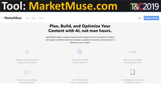 Tool: MarketMuse.com
 