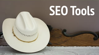 This is a sample of bold
text on a full color slide.
This is good for quotes,stats,
dividers,etc.
SEO Tools
 