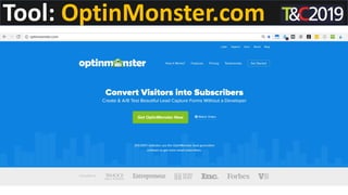 Tool: OptinMonster.com
 