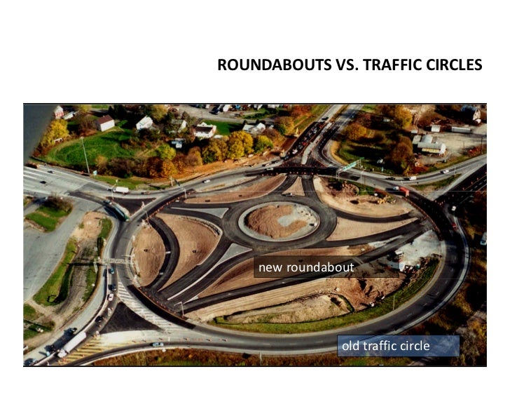 Traffic circles & roundabouts