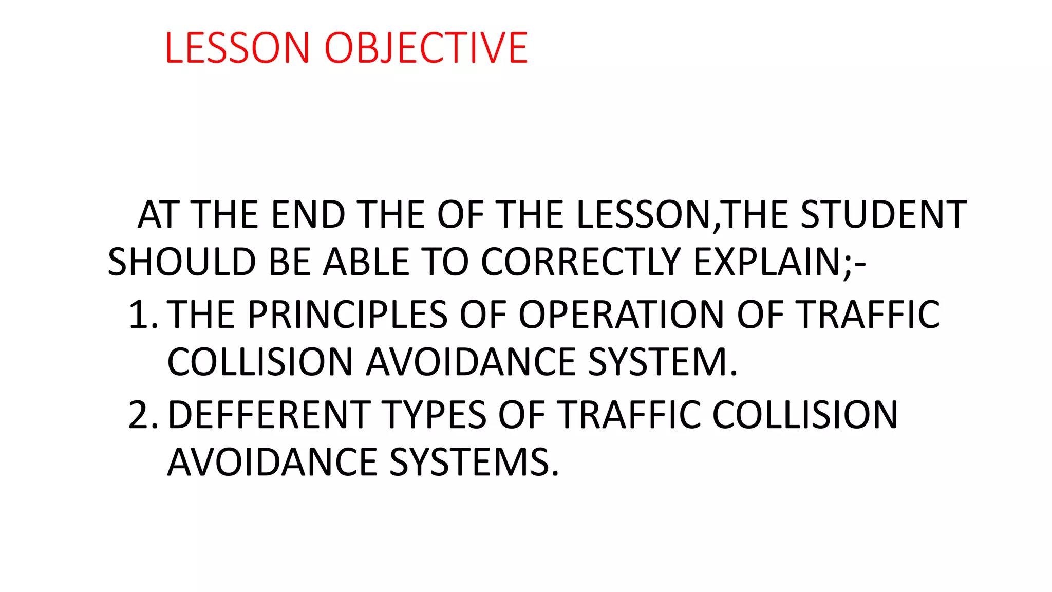 TRAFFIC COLLISION AVOIDANCE SYSTEM(TCAS).pptx