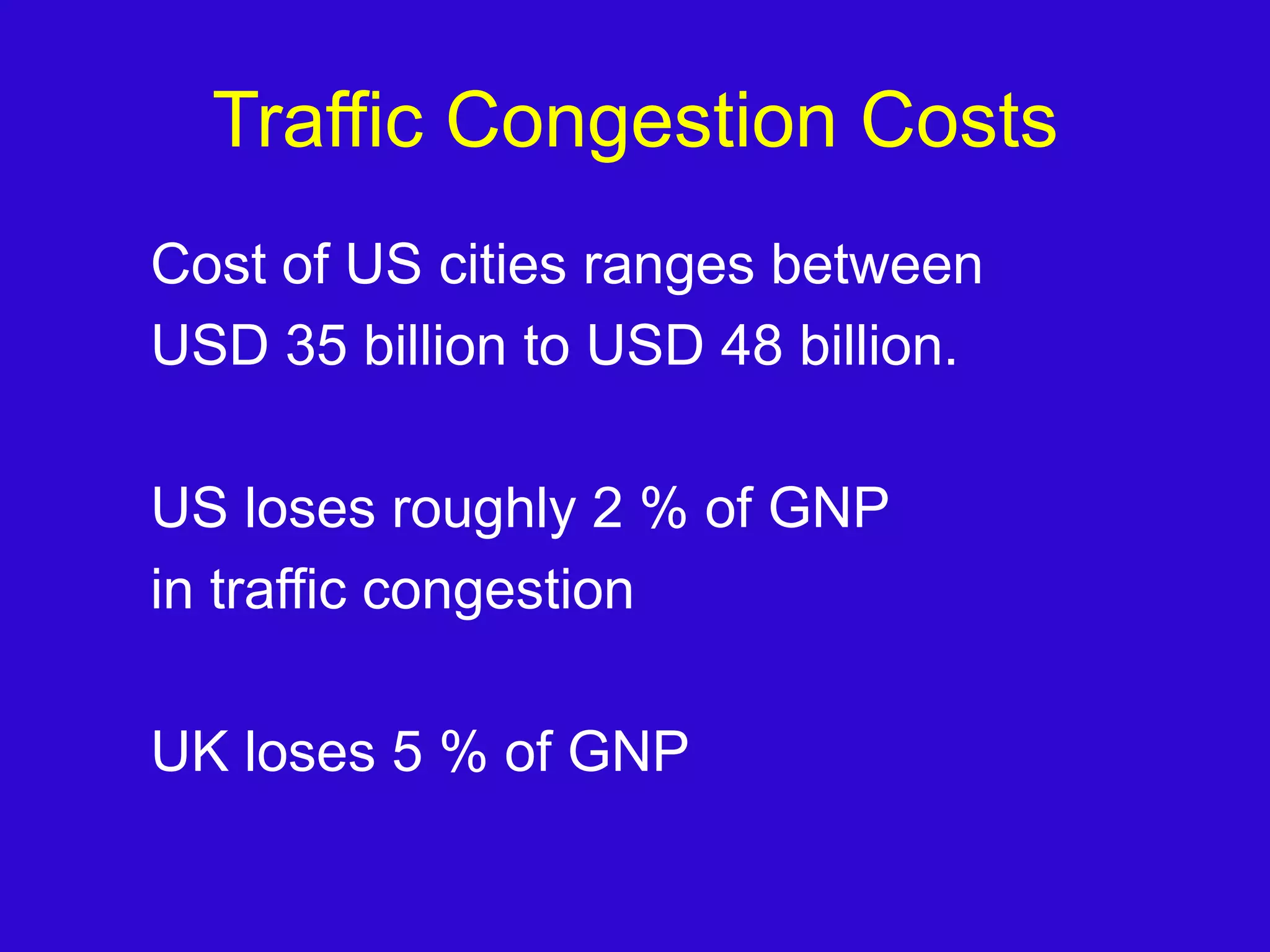 Traffic Congestion PowerPoint Presentation | PPTX