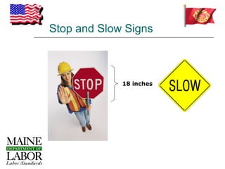 Stop and Slow Signs



             18 inches
 