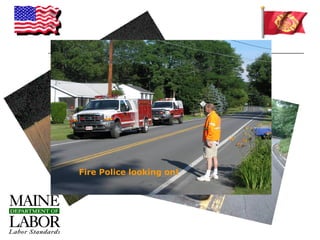 Fire Police looking on!
 