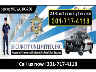Call us now! 301-717-4118
 