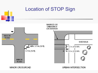 Stop Sign Assignment Traffic engineering and traffic control devices final | PPT