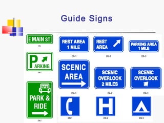 Next Signal Guide Sign Traffic engineering and traffic control devices final | PPT