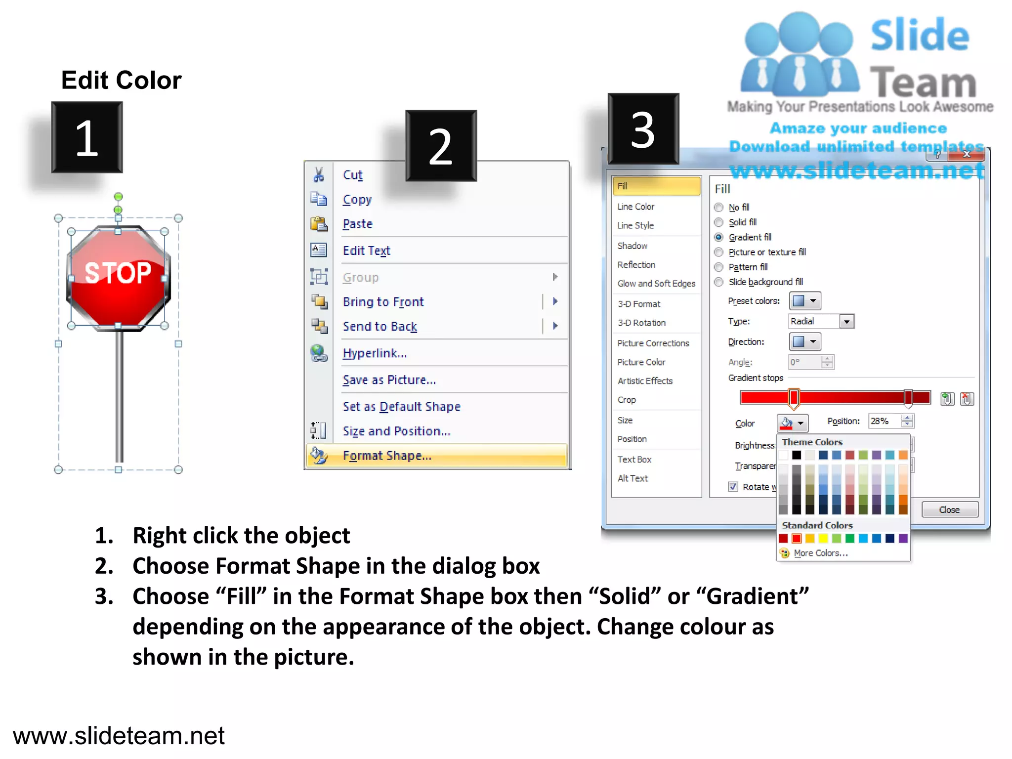 Traffic highway roadway stop signs detour powerpoint ppt slides. | PDF