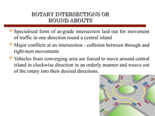 Intersection Islands traffic islands in the highway engineering.ppt