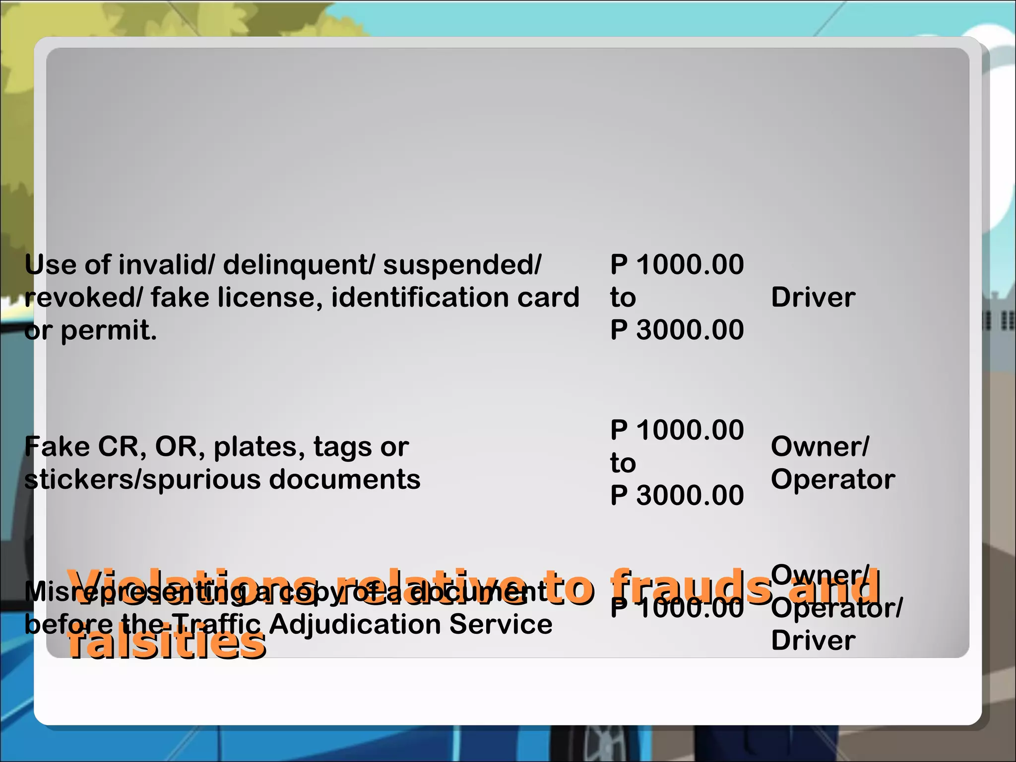 Traffic laws, rules and regulation | PPT