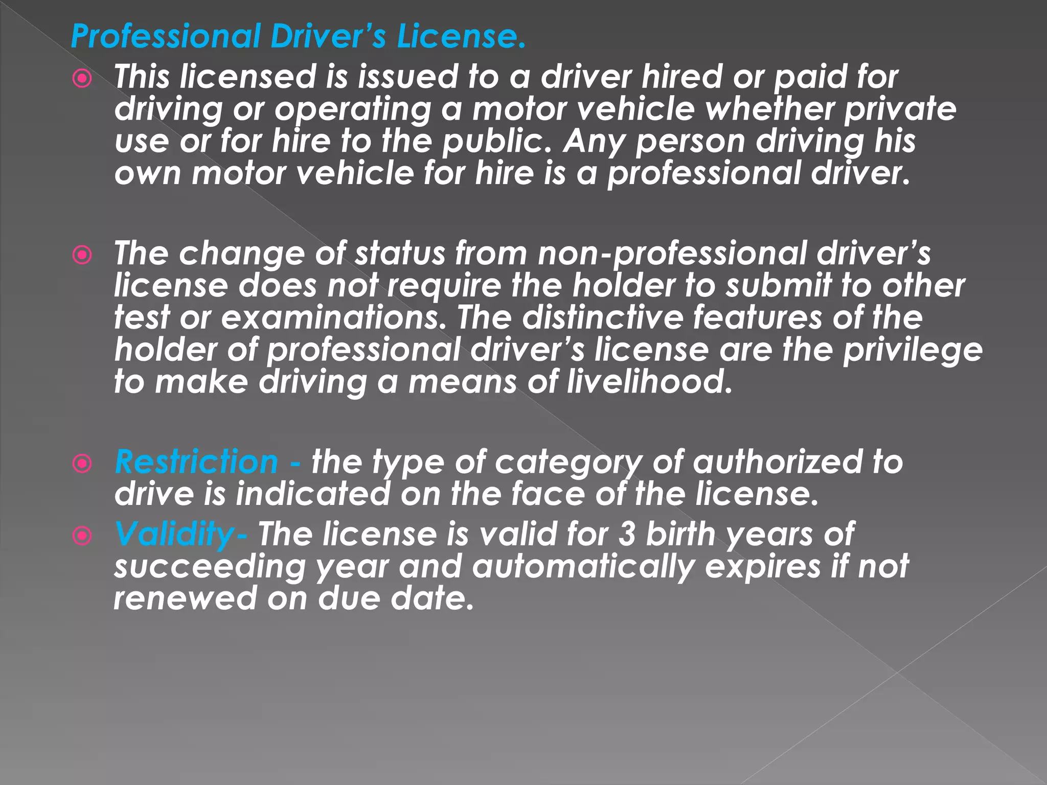 Traffic laws, rules and regulations and | PPTX