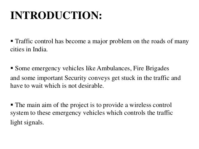 Traffic Light Control Using Rf Tech