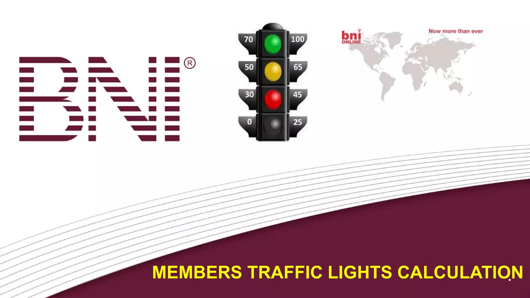BNI Traffic lights presentation PPT
