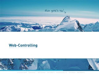 Web-ControllingWeb Controlling
construktiv GmbH · Haferwende 1 · 28357 Bremen · 0421/27867-0 · Invalidenstraße 112 · 10115 Berlin · 030/200569-0
 