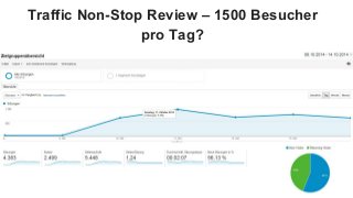 Traffic Non-Stop Review – 1500 Besucher
pro Tag?
 