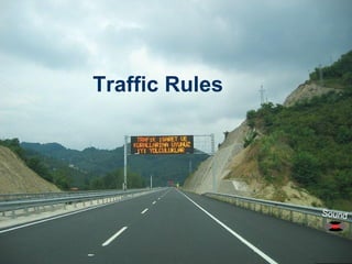 Traffic Rules Sound 