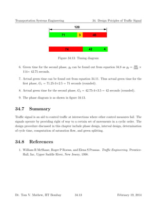Traffic signal design (1) | PDF