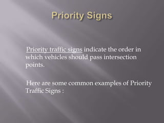 Traffic signs | PPTX