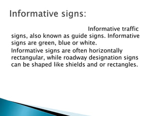 Traffic signs | PPTX