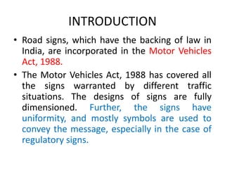 Introduction Of Road Signs