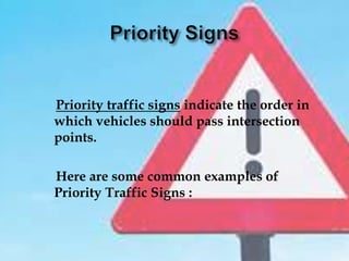 Traffic signs | PPTX