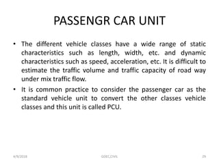 Traffic studies | PPTX