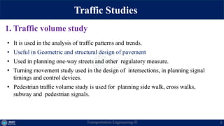 Traffic Volume and Speed Study.pdf that is done in mine university and ...