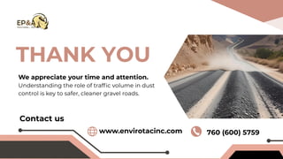 Traffic Volume Considerations in Dust Control for Gravel Road.pdf