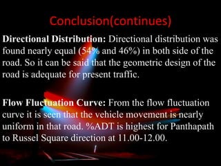 Traffic volume study | PPTX
