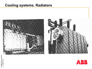 ©
ABB
Power
Technology
1_114Q07-
84
-
Cooling systems. Radiators
 