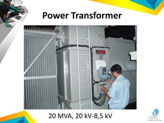 Power Transformer
20 MVA, 20 kV-8,5 kV
 
