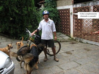 Voltei completamente elameado e cansado! 