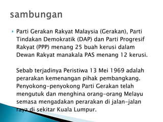 Tragedi 13 mei 1969 | PPT