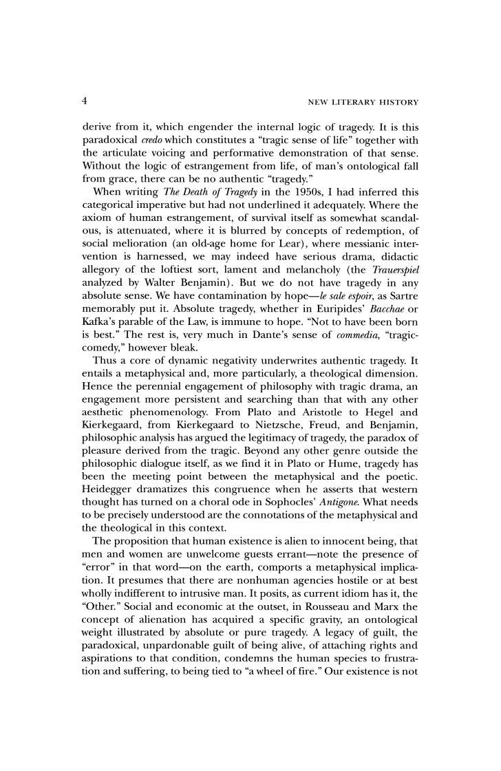 george steiner modern tragedy However, george steiner through his combined use of social realism, populist politics, and modern tragedy, arthur miller seems to have answered this call. george steiner modern tragedy However, george steiner through his combined use of social realism, populist politics, and modern tragedy, arthur miller seems to have answered this call.