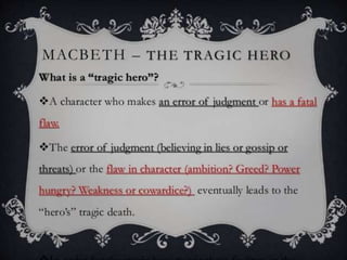 what is macbeths tragic flaw