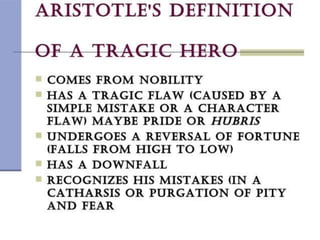 what is the definition of a tragic hero