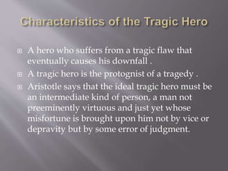 tragic hero characteristics