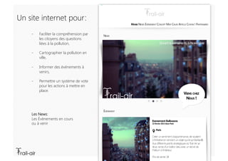 Un site internet pour: 
    -    Faciliter la compréhension par
         les citoyens des questions
         liées à la po...