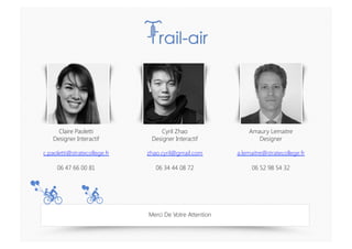 Claire Paoletti
             Cyril Zhao
                 Amaury Lemaitre
    Designer Interactif
        Designer Interact...